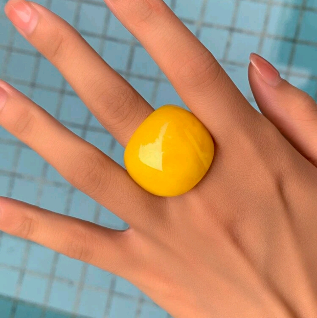 Yellow Bubble Ring